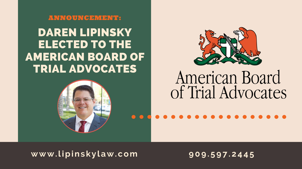 Daren Lipinsky Employment Lawyer ABOTA Member